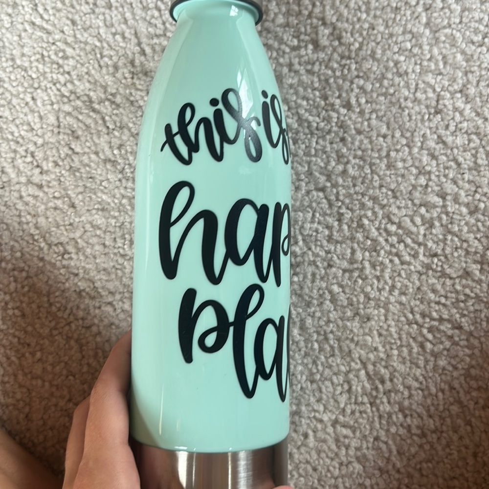 Blue 22oz this is my happy place cup